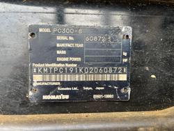 2008 Komatsu Pc300-8 Yellow