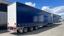 2026 Krueger 34P Drop Deck Mezzanine B Double Combination Blue