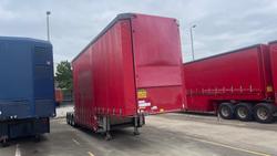 2015 Vawdrey 14P Double Drop A Mezz Curtain Sider Red