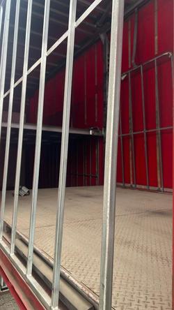 2015 Vawdrey 14P Double Drop A Mezz Curtain Sider Red