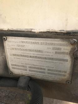 2007 Maxitrans 24P Chiller Van White