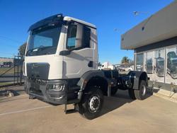2026 MAN Tgm 18.320 4X4 Manual Spreader Spec Cab Chassis White