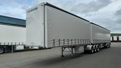 2025 Krueger 34P Straight Curtain Sider B Double White