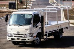 2024 Hino 300 Std Cab Auto Alloy Tray White