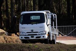 2024 Hino 300 Std Cab Auto Alloy Tray White