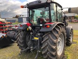 0 Massey Ferguson 4707 C-4 Cab Tractor 4Wd Quicke Loader 75Hp RED