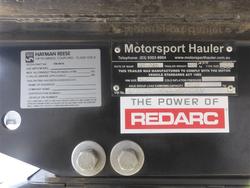 2013 Motorsport 5th Wheel Transporter