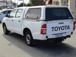 2011 Toyota Hilux SR GGN15R MY10 White