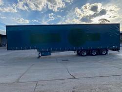 2016 Vawdrey 24P Drop Deck Curtain Sider Auto Mezz Decks Green