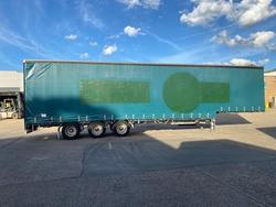 2016 Vawdrey 24P Drop Deck Curtain Sider Auto Mezz Decks Green