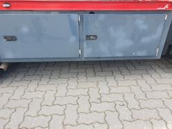 2013 Fuso Canter 515 Wide 2 ton Beavertail and Ramps