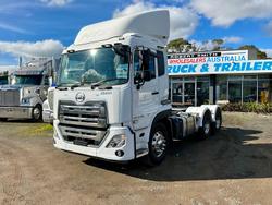 2019 UD Quon Gw 26460 Only 121000 Klm Suit New Byer $159000+Gst UD QUON 26-460 WHITE
