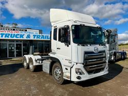 2019 UD Quon Gw 26460 Only 121000 Klm Suit New Byer $159000+Gst UD QUON 26-460 WHITE