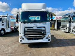 2019 UD Quon Gw 26460 Only 121000 Klm Suit New Byer $159000+Gst UD QUON 26-460 WHITE