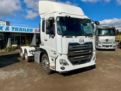 2019 UD Quon Gw 26460 Only 121000 Klm Suit New Byer $159000+Gst UD QUON 26-460 WHITE