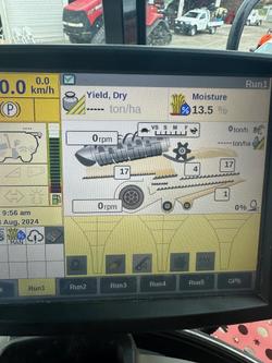 2020 CASE IH 8250 Combine Suspended Tracks