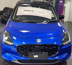 2024 Suzuki Swift Hybrid UZ Frontier Blue Pearl with Black Roof