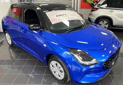 2024 Suzuki Swift Hybrid UZ Frontier Blue Pearl with Black Roof