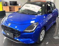 2024 Suzuki Swift Hybrid UZ Frontier Blue Pearl with Black Roof