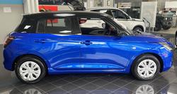 2024 Suzuki Swift Hybrid UZ Frontier Blue Pearl with Black Roof