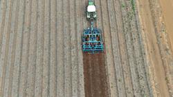 0 Farmet Triton 450Ps Combined Disc & Tyne Cultivator W Rear Roller BLUE