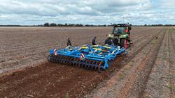 0 Farmet Triton 450Ps Combined Disc & Tyne Cultivator W Rear Roller BLUE