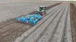 0 Farmet Triton 450Ps Combined Disc & Tyne Cultivator W Rear Roller BLUE