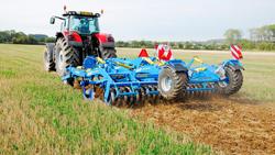 0 Farmet Tx470ps Combination Disc & Tyne Cultivator W Double Vee Roller BLUE