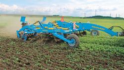 0 Farmet Tx470ps Combination Disc & Tyne Cultivator W Double Vee Roller BLUE