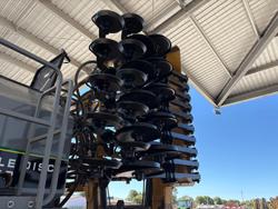 2019 SERAFIN ULTISOW PASTURE KING 6M DOUBLE DISC SEEDER USED Yellow