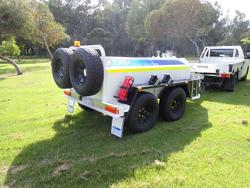 2024 ORH Diesel Bunded Fuel Trailer White