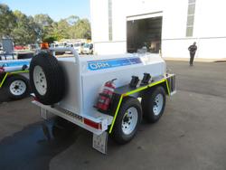 2024 ORH Diesel Bunded Fuel Trailer White