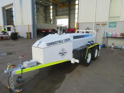 2024 ORH Diesel Bunded Fuel Trailer White