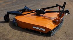 0 Woods 7Ft 50 Series Brushbull Heavy Duty Single Spindle Slasher Orange