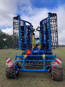 2021 Farmet Diskomat 8Ps Heavy Duty Trailing Folding Speed Disc Used BLUE