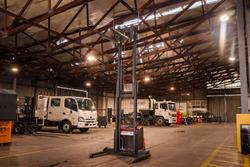 2012 Toyota Staxio Swe120s Power Stacker Orange