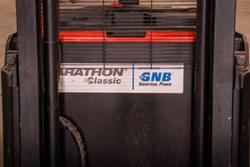 2012 Toyota Staxio Swe120s Power Stacker Orange