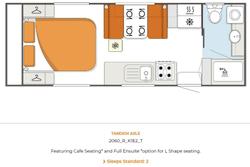 2024 Leader Caravans 2060_R_K1e2_T Gold Le 20'6