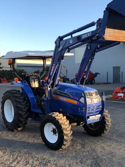 0 Iseki Tg5570 Rops 60Hp Ind Wheels Fel & 4In1 Bkt 389 Hours Blue