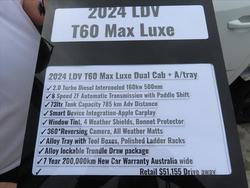 2024 LDV
T60 Max LUXE