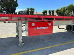 2015 Maxitrans St3 48' Flat Deck Open Semi Red