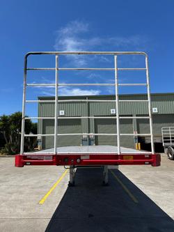 2015 Maxitrans St3 48' Flat Deck Open Semi Red