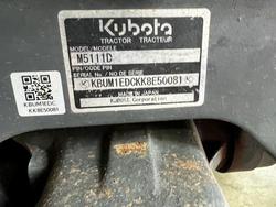 2019 Kubota M5111dhc-Ds ORANGE
