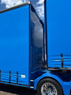 2014 Vawdrey St3 34 Pallet Double Drop Deck Mezzaine, Sliding Blue