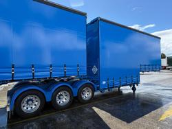 2014 Vawdrey St3 34 Pallet Double Drop Deck Mezzaine, Sliding Blue