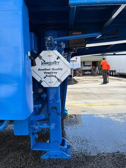2014 Vawdrey St3 34 Pallet Double Drop Deck Mezzaine, Sliding Blue