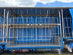2014 Vawdrey St3 34 Pallet Double Drop Deck Mezzaine, Sliding Blue