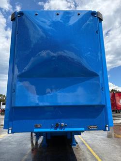 2014 Vawdrey St3 34 Pallet Double Drop Deck Mezzaine, Sliding Blue