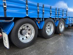 2014 Vawdrey St3 34 Pallet Double Drop Deck Mezzaine, Sliding Blue