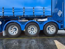 2014 Vawdrey St3 34 Pallet Double Drop Deck Mezzaine, Sliding Blue